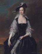 Thomas Hudson wife of William Courtenay oil painting on canvas